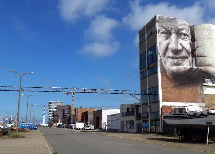 Cousteau - Terras, Zeezicht, Marina 公寓 奥斯滕德