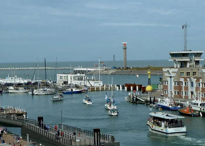 Appartamento Cousteau - Terras, Zeezicht, Marina Ostenda
