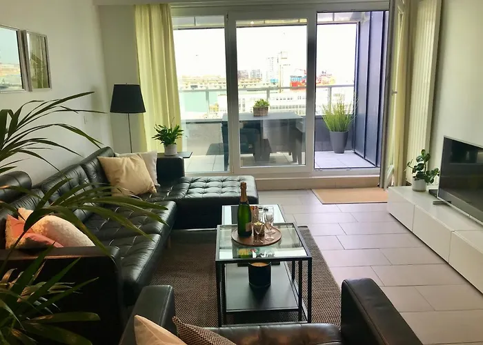 Appartamento Cousteau - Terras, Zeezicht, Marina Ostenda